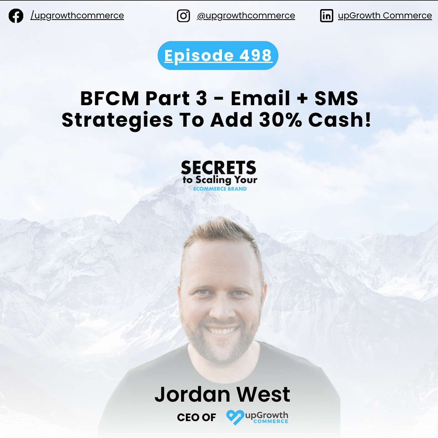 Ep 498: BFCM Part 3 - Email + SMS Strategies To Add 30% Cash!