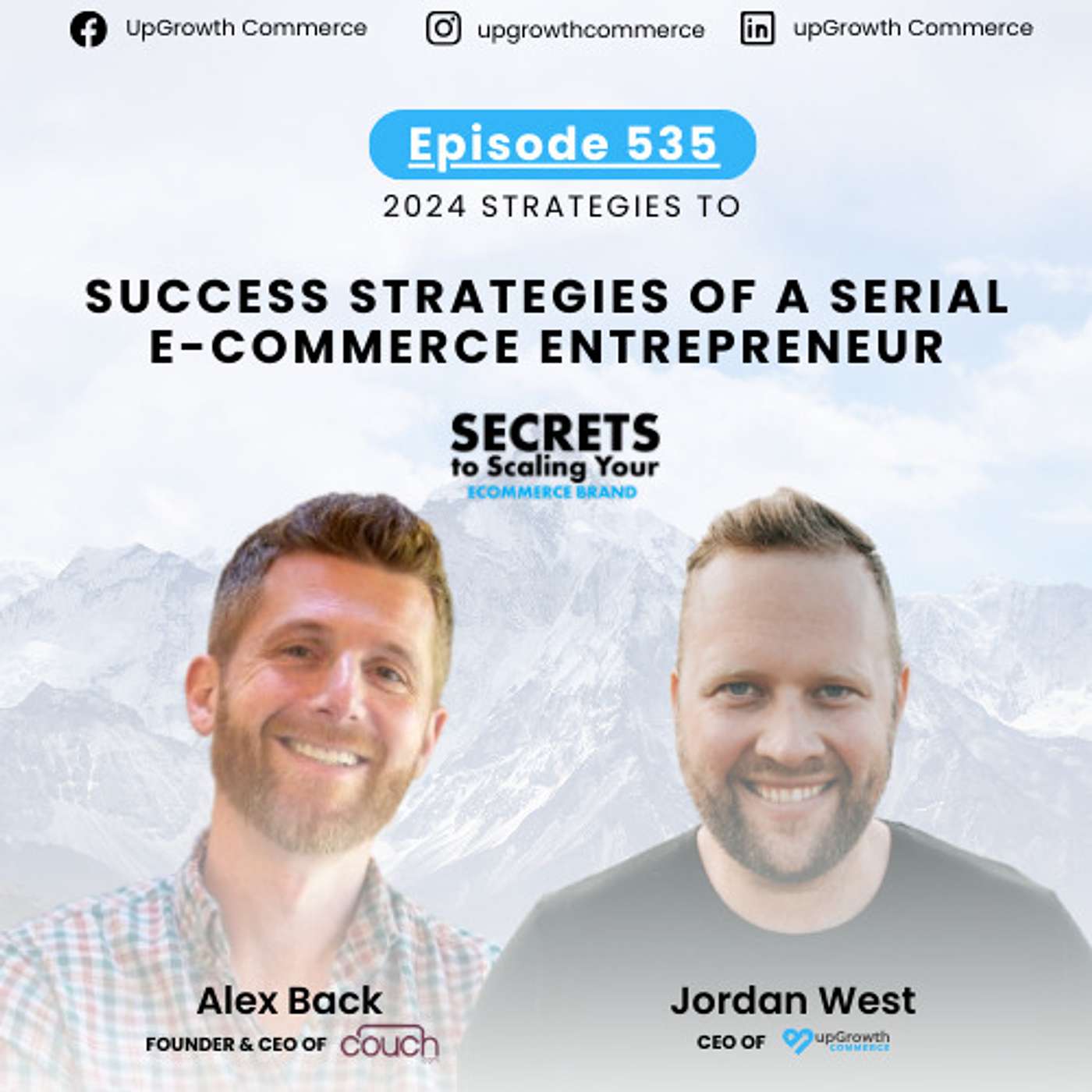 Ep 535: Success Strategies Of A Serial E-Commerce Entrepreneur with Alex Back, Couch.com