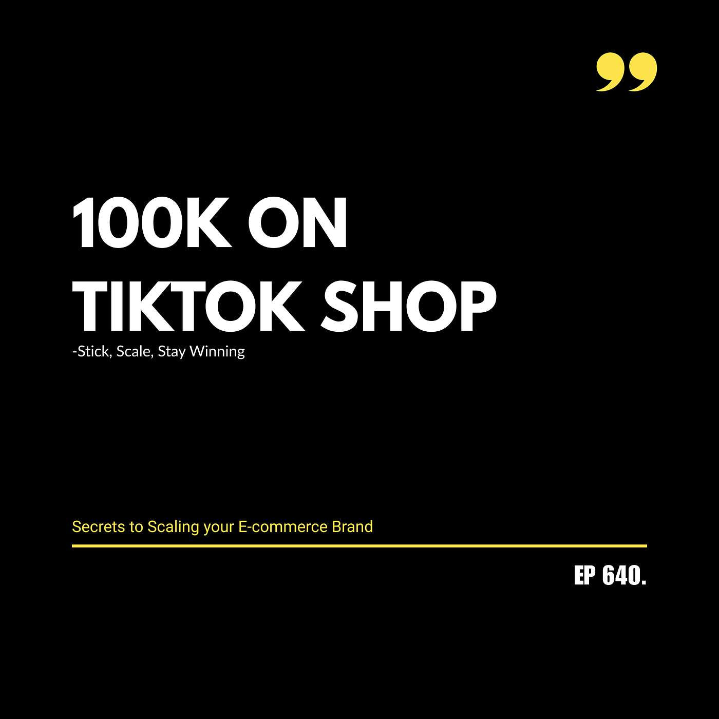 0-100K On Tiktok Shop - Step By Step Playbook