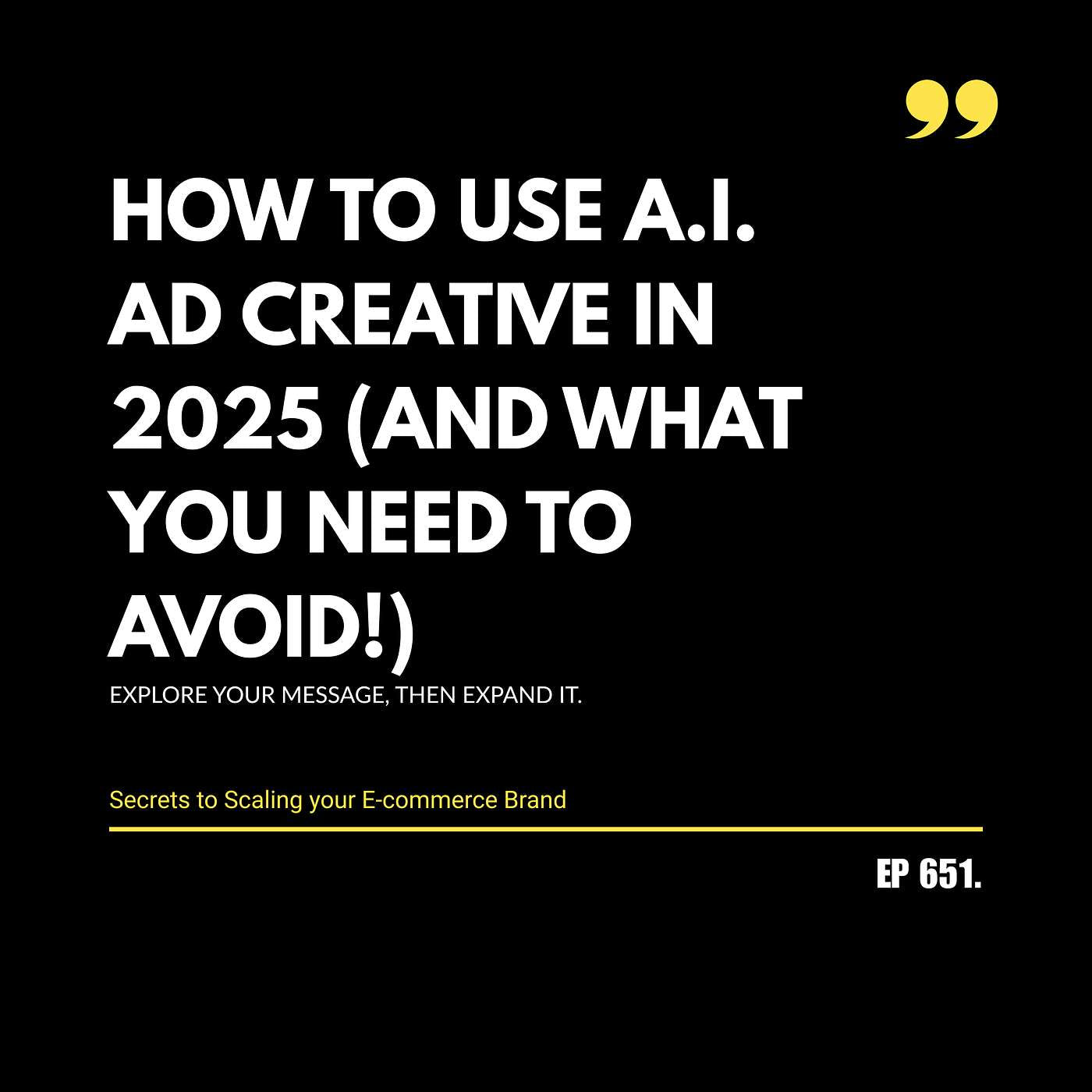 How To Use A.I. Ad Creative in 2025 (And What You NEED To Avoid!)